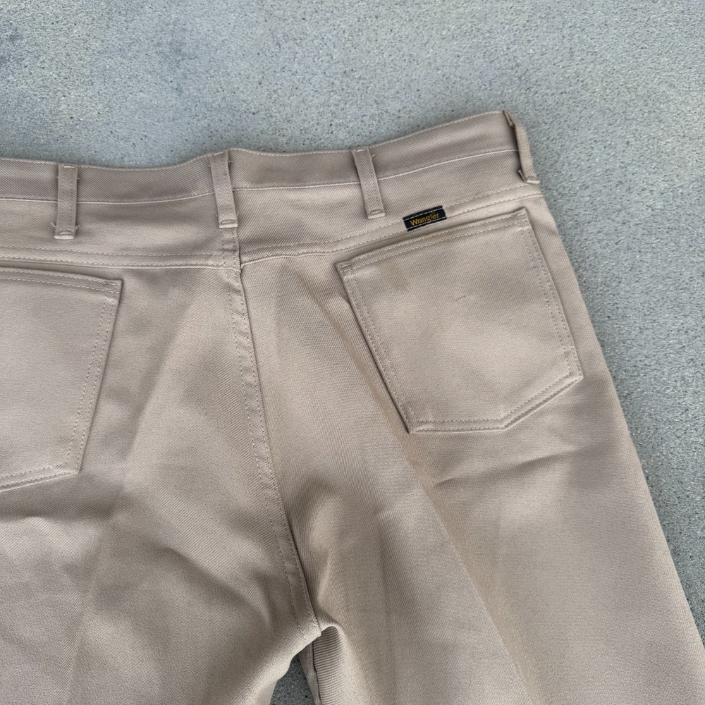 Vintage Wrangler Pants Mens 38x29 Khakis‎ Pleated High Rise 90s USA